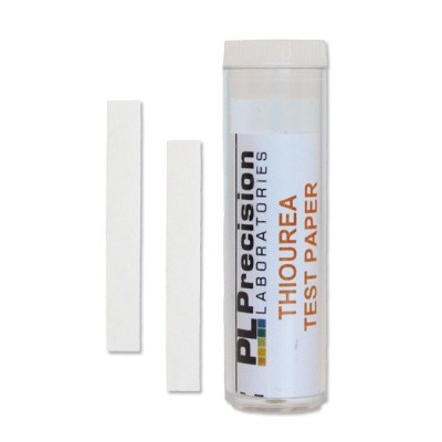 Tiras reactivas papel tiourea P-196. Tub 100 unitats
