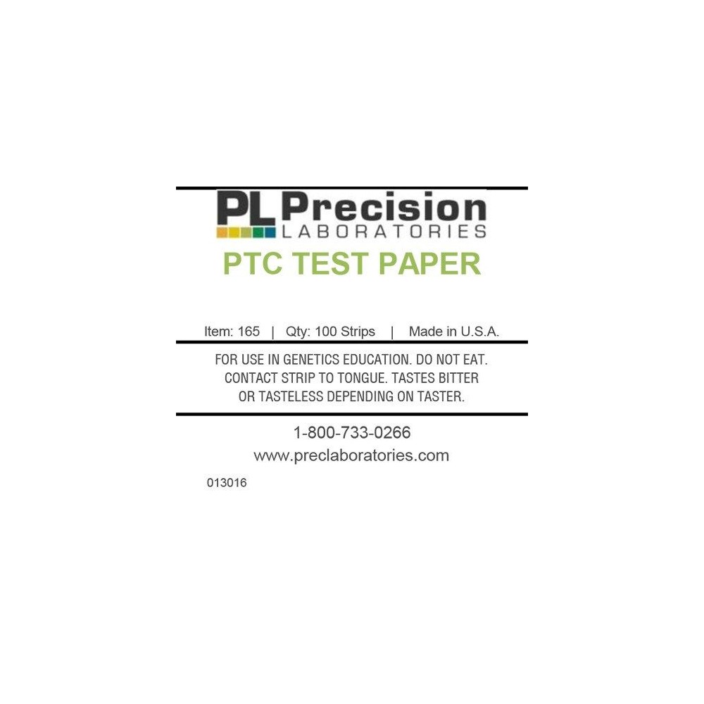 Tires reactives paper tiourea P-196. Tub 100 unitats