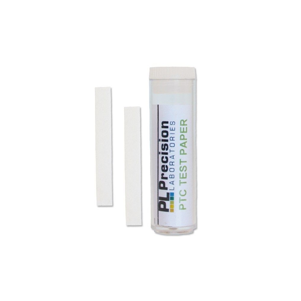 Tiras reactivas papel n-feniltiourea (PTC) P-165. Tubo 100 unidades