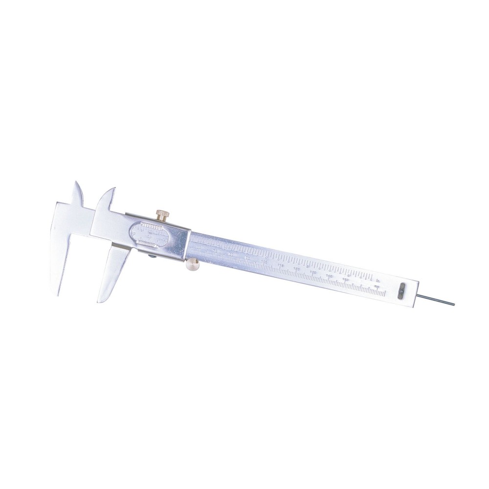 Peu de rei mecànic acer polit mat M-1910. Capacitat 150 mm en 0'10 mm