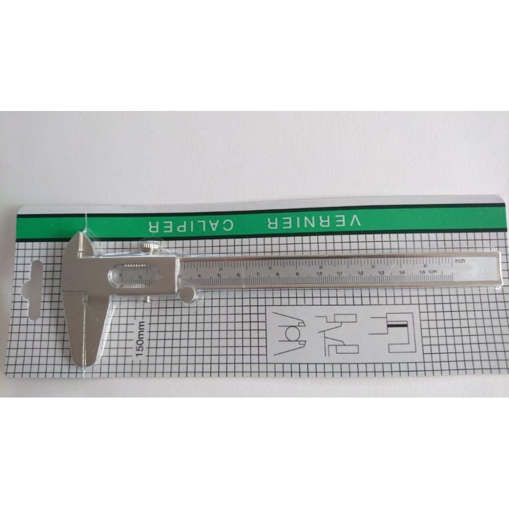 Peu de rei mecànic acer polit mat M-1910. Capacitat 150 mm en 0'10 mm