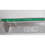 Peu de rei mecànic acer polit mat M-1910. Capacitat 150 mm en 0'10 mm