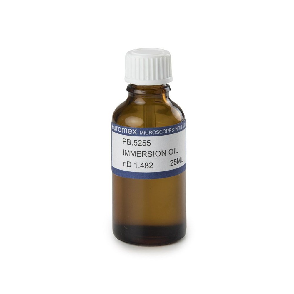 Aceite de inmersión índice refracción PB-5255. Frasco 25 ml