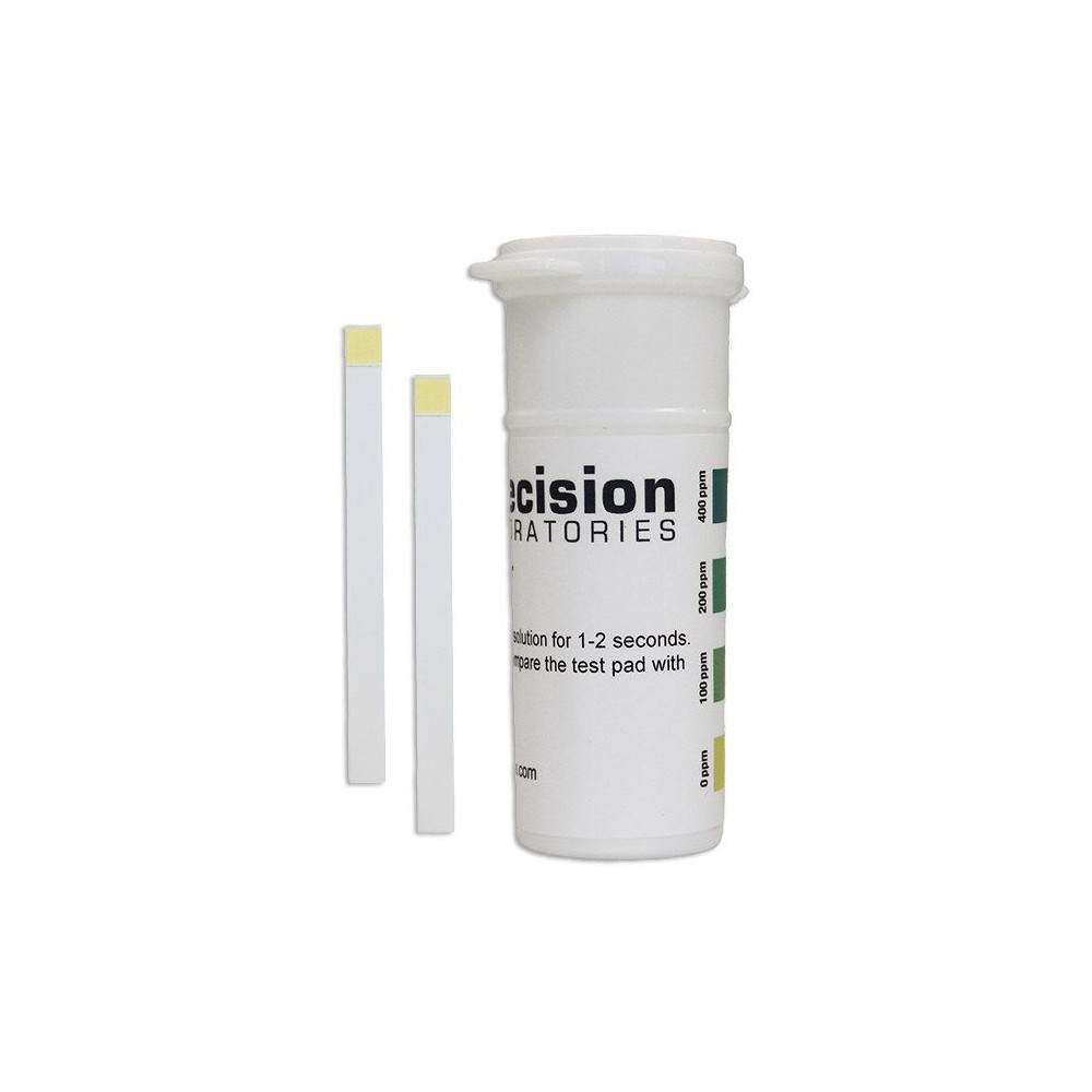 Tires reactives QAC 0-100-200-400 ppm QAC-400. Tub 100 unitats