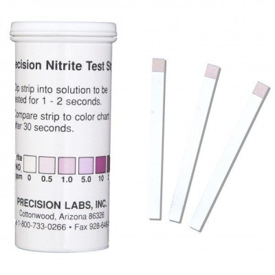 Tires reactives nitrit 0-0'5-1-5-10-25 ppm NIT-25. Tub 25 unitats