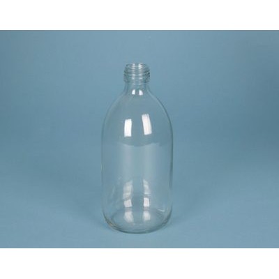 Flascó vidre incolor amb tap rosca D-28. Capacitat 125 ml