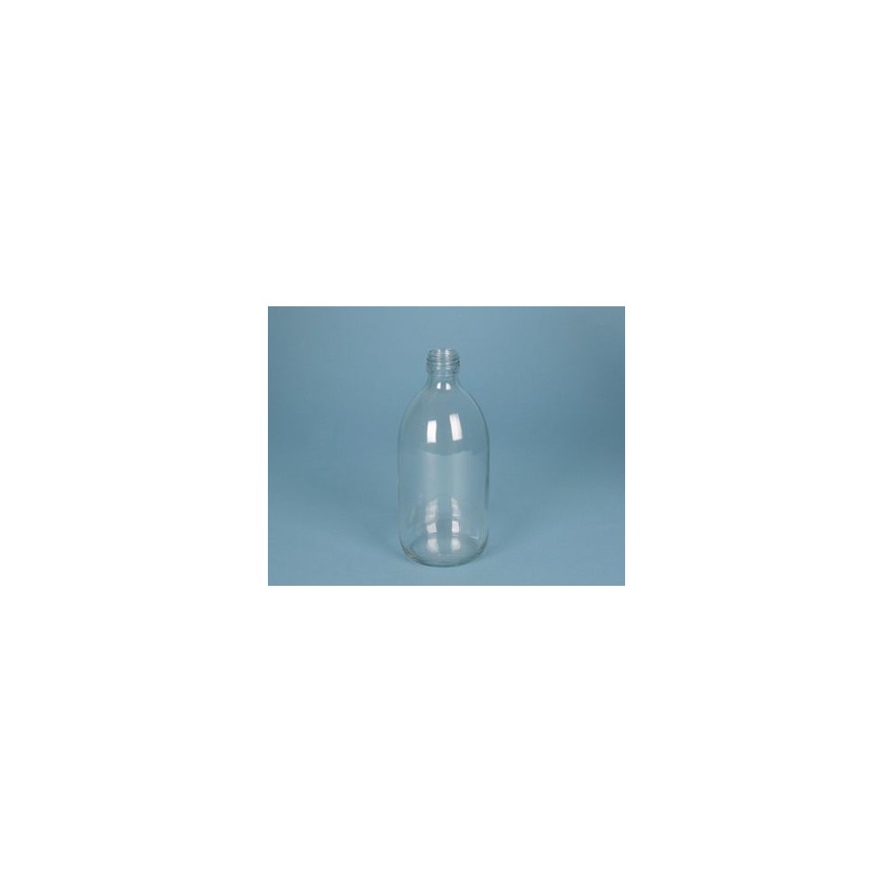 Flascó vidre incolor amb tap rosca D-28. Capacitat 125 ml