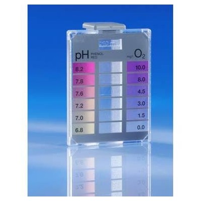 Prueba química Lovibond FTK-120. Oxígeno 0-10 ppm y pH 6'8-8'2. Caja 20 tests