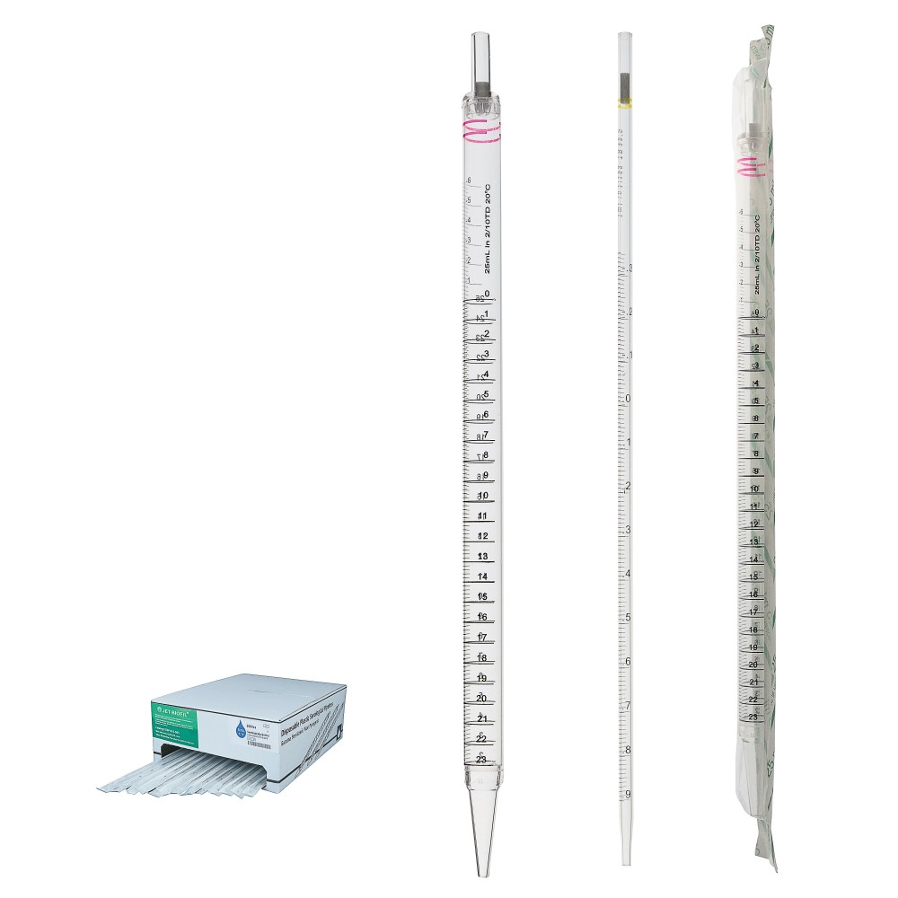 Pipetes graduades plàstic PS estèrils 10 ml. Capsa 200 unitats