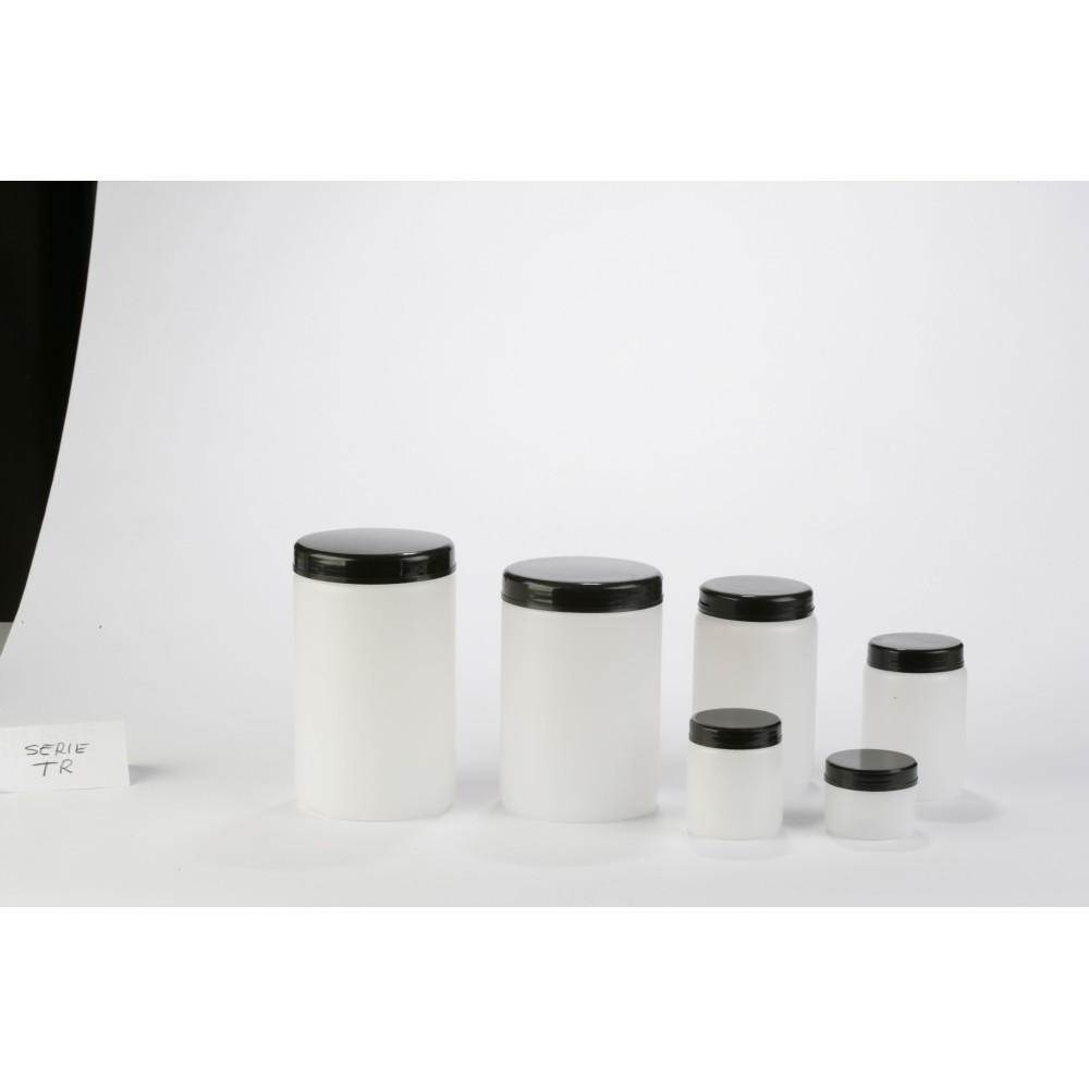 Pot plàstic PEHD amb tapa rosca i obturador. Capacitat 500 ml
