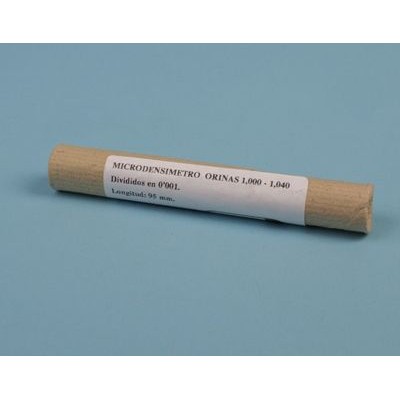 Densímetre orines calibrat 0'001 g/ml. Escala 1'000 a 1'060 g/ml