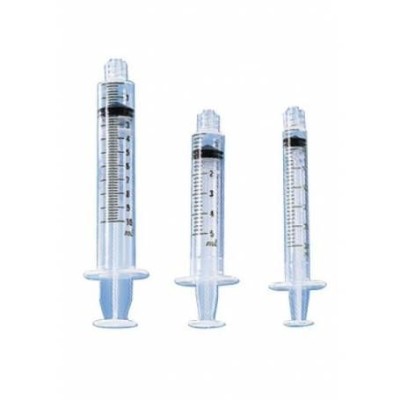 Xeringa plàstic PP un sol ús estèrils Luer-lock 1 ml. Capsa 100 unitats