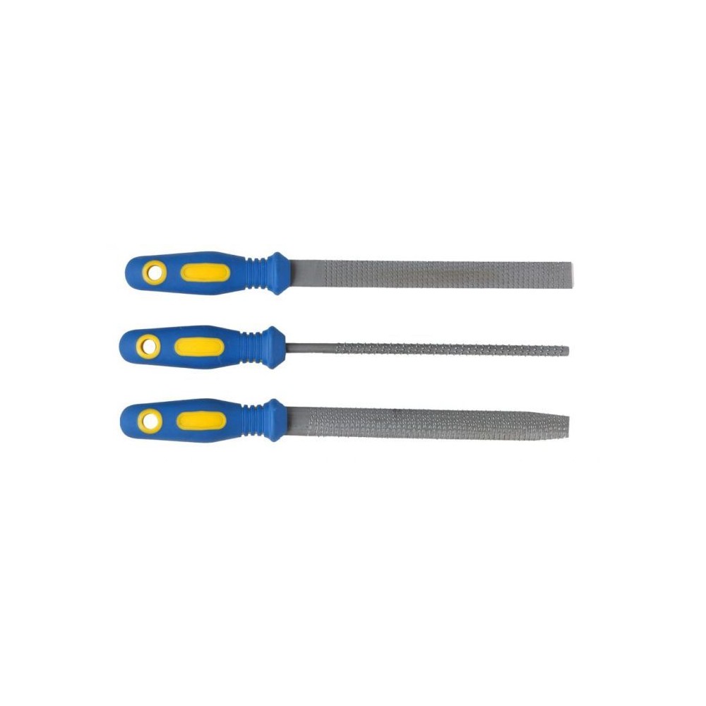 Raspa mitja canya amb mànec fusta. Mida 8 polzades