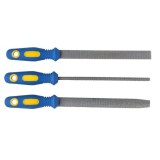 Raspa mitja canya amb mànec fusta. Mida 8 polzades