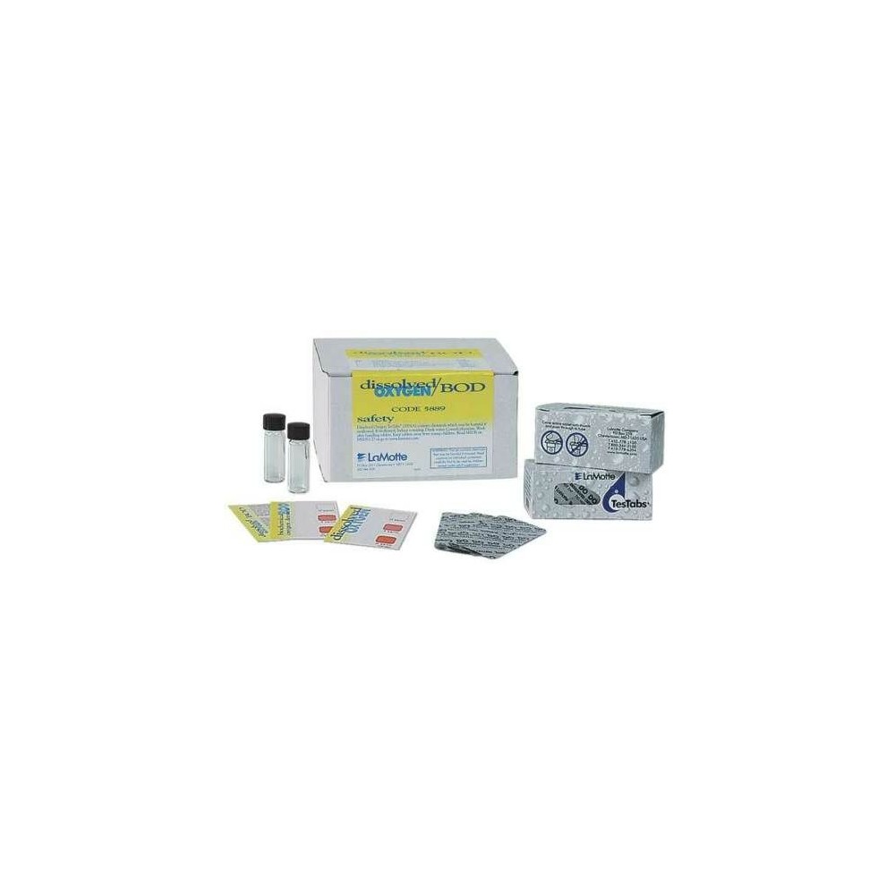 Prova química Testab 5889. Oxigen dissolt/BOD. Capsa 100 tests