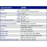 Kit pH-metro + conductímetro bolsillo Milwaukee Mi5559. Rangos pH 0'1-CE-TDS-Temp