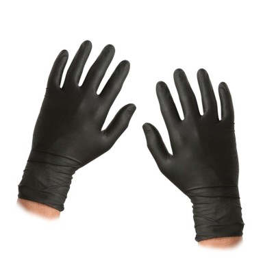 Guantes examen nitrilo talla 8-9 grandes. Caja 100 unidades