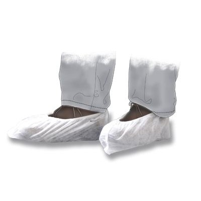 Cobertors sabates un sol ús polipropilè. Capsa 100 unitats