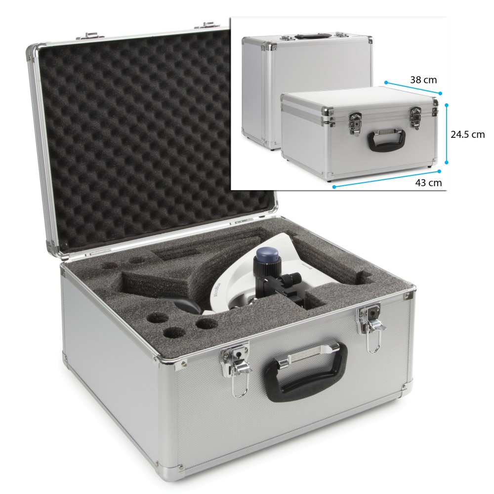 Maleta microscopios Bscope BS-9900. Aluminio 430x370x240 mm