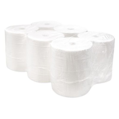 Bobines eixugamans cel·lulosa pura 2 capes. Paquet 6x130 metres