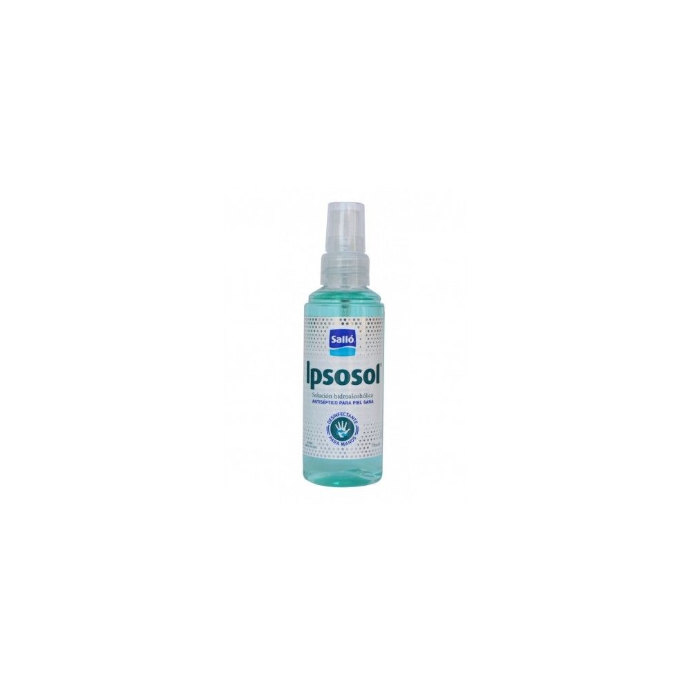 Solució mans hidroalcohòlica antisèptica Ipsosol. Pulveritzador 75 ml