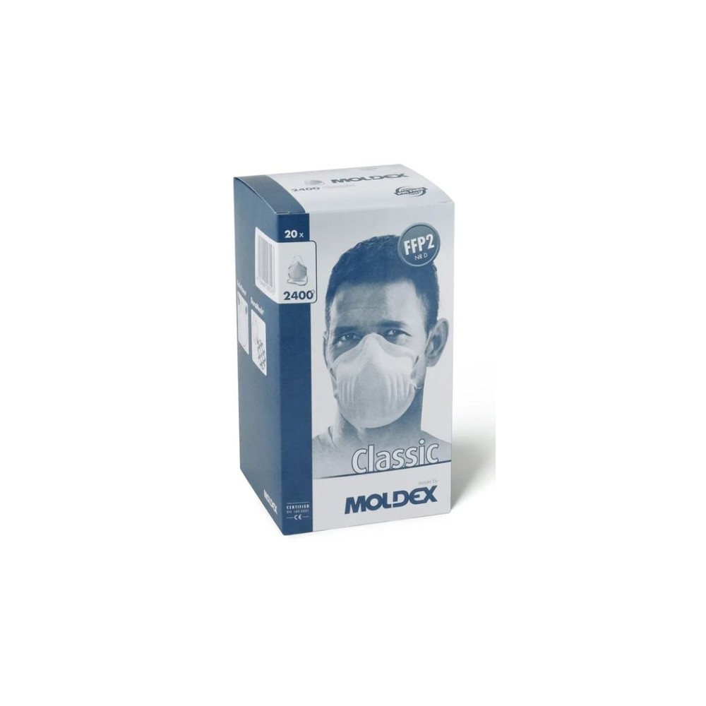 Mascarillas autofiltrantes partículas FFP2 sin válvula. Caja 25 unidades