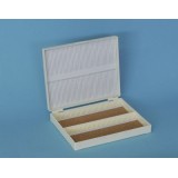 Caja guardar portaobjetos plástico BPG-011. Capacidad 100 piezas