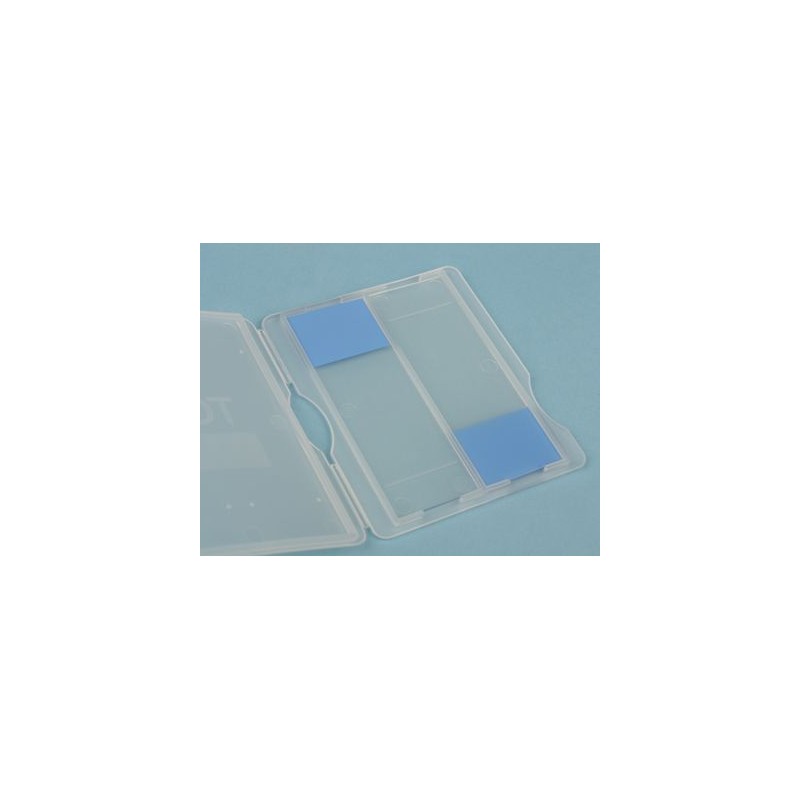 Capsa guardar portaobjectes plàstic BPG-007. Capacitat 2 peces