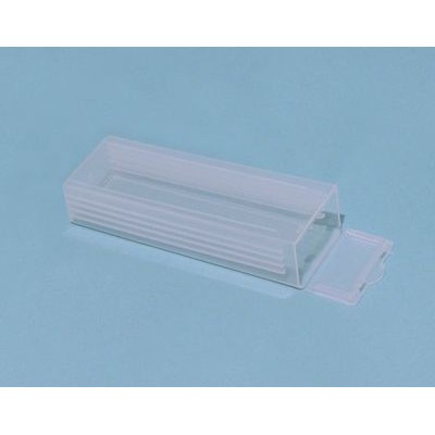 Capsa guardar portaobjectes plàstic BPG-008. Capacitat 5 peces