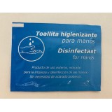 Toallitas hidroalcohólicas higienizantes para manos. Caja 500 unidades