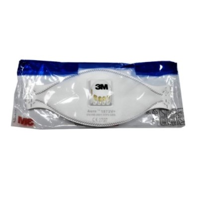 Mascarillas autofiltrantes FFP3 con válvula 3M 1873V+. Caja 10 unidades