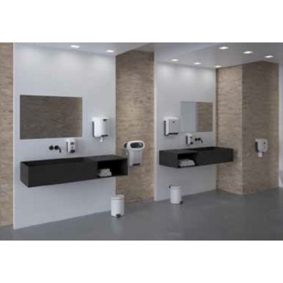 Dispensador pared gel o jabón manual. Depósito 700 ml