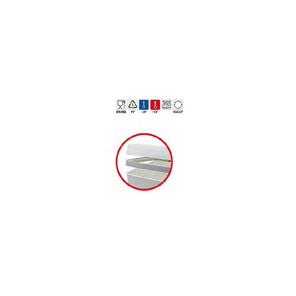 Cubo basura 28 litros F-433. Tapa y pedal 330x290x490 mm