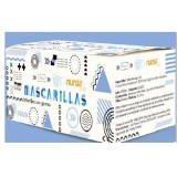 Mascarillas quirúrgicas infantiles polipropileno 3 capas. Caja 50 unidades