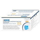 Mascaretes quirúrgiques un sol ús polipropilè 3 capes tipus IIR. Capsa 50 unitats