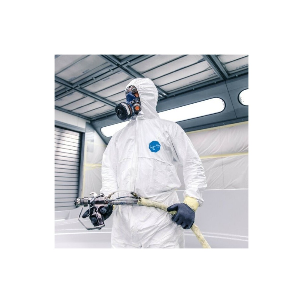 Buzos protección Dupont Tyvek 500 Cat III tipo 5 y 6. Caja 20 unidades