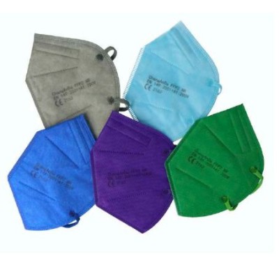 Mascaretes autofiltrants FFP2 colors sense vàlvula. Pack 20 unitats