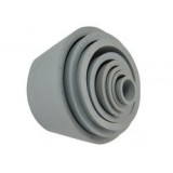 Conical rubber seals