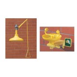 Emergency showers and eyewashes